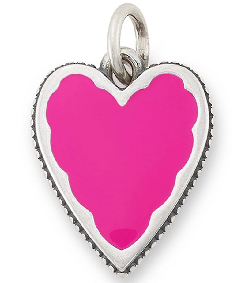 James Avery Enamel Large Heart Charm