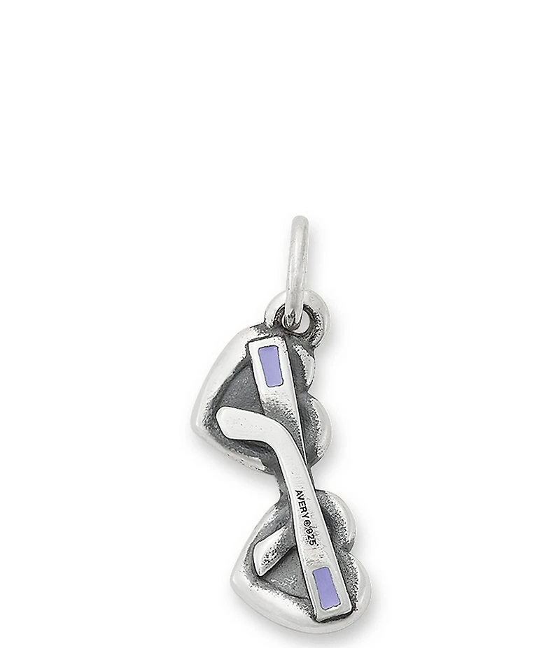 James Avery Enamel Light Purple Heart Sunglasses Charm