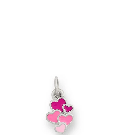 James Avery Enamel Lots Of Love Gathered Hearts Charm