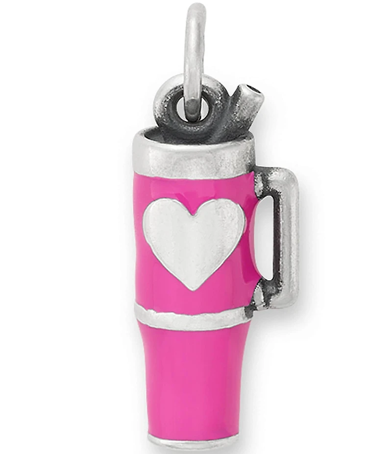 James Avery Enamel Love My Cup Novelty Charm