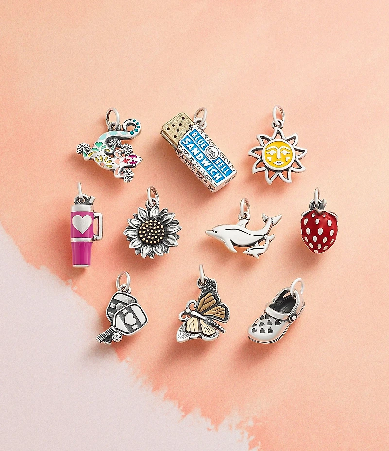 James Avery Enamel Love My Cup Novelty Charm