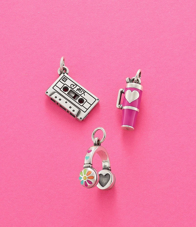 James Avery Enamel Love My Cup Novelty Charm