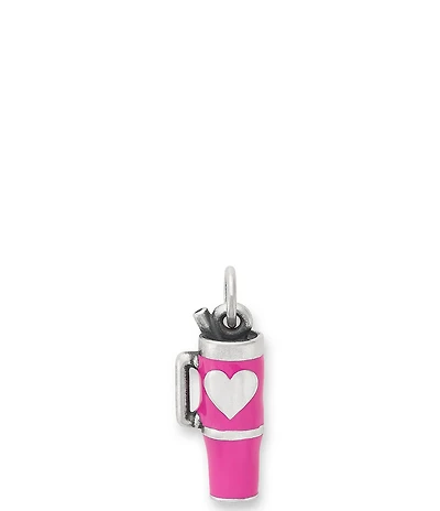 James Avery Enamel Love My Heart Cup Novelty Charm