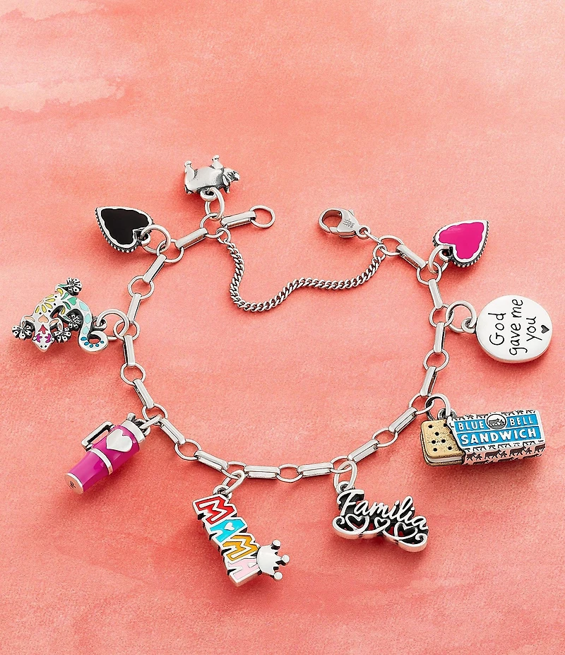 James Avery Enamel Love My Heart Cup Novelty Charm