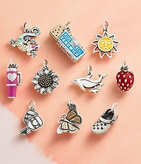 James Avery Enamel Love My Heart Cup Novelty Charm