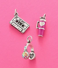 James Avery Enamel Love My Heart Cup Novelty Charm