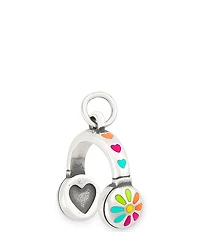 James Avery Enamel Love My Heart Headphones Charm