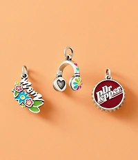 James Avery Enamel Love My Heart Headphones Charm