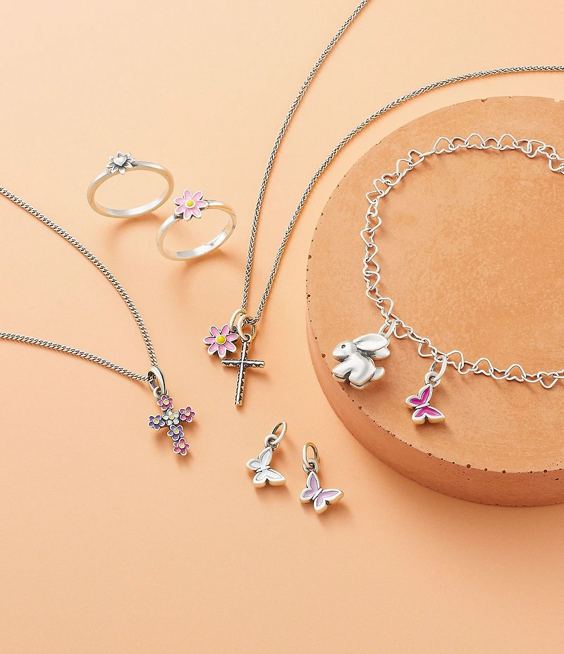 James Avery Enamel Mini Flower Charm