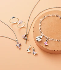 James Avery Enamel Mini Flower Charm