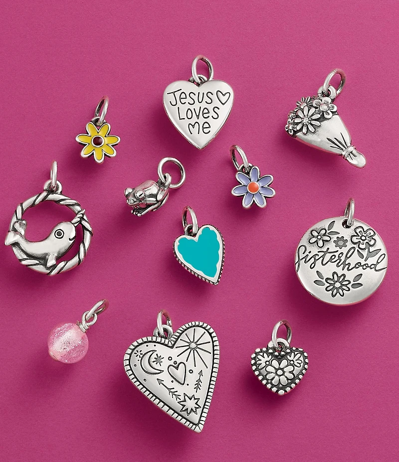 James Avery Enamel Mini Flower Charm
