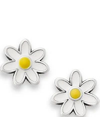 James Avery Enamel Mini Flower Stud Earrings