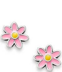 James Avery Enamel Mini Flower Stud Earrings