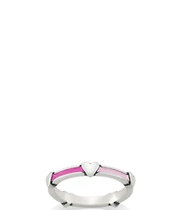 James Avery Enamel Multi Hearts Band Ring