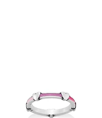 James Avery Enamel Multi Hearts Band Ring
