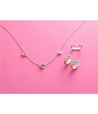 James Avery Enamel Multi Hearts Band Ring