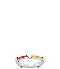 James Avery Enamel Multi Hearts Band Ring