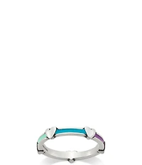 James Avery Enamel Multi Hearts Band Ring