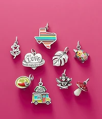 James Avery Enamel Mushroom Charm