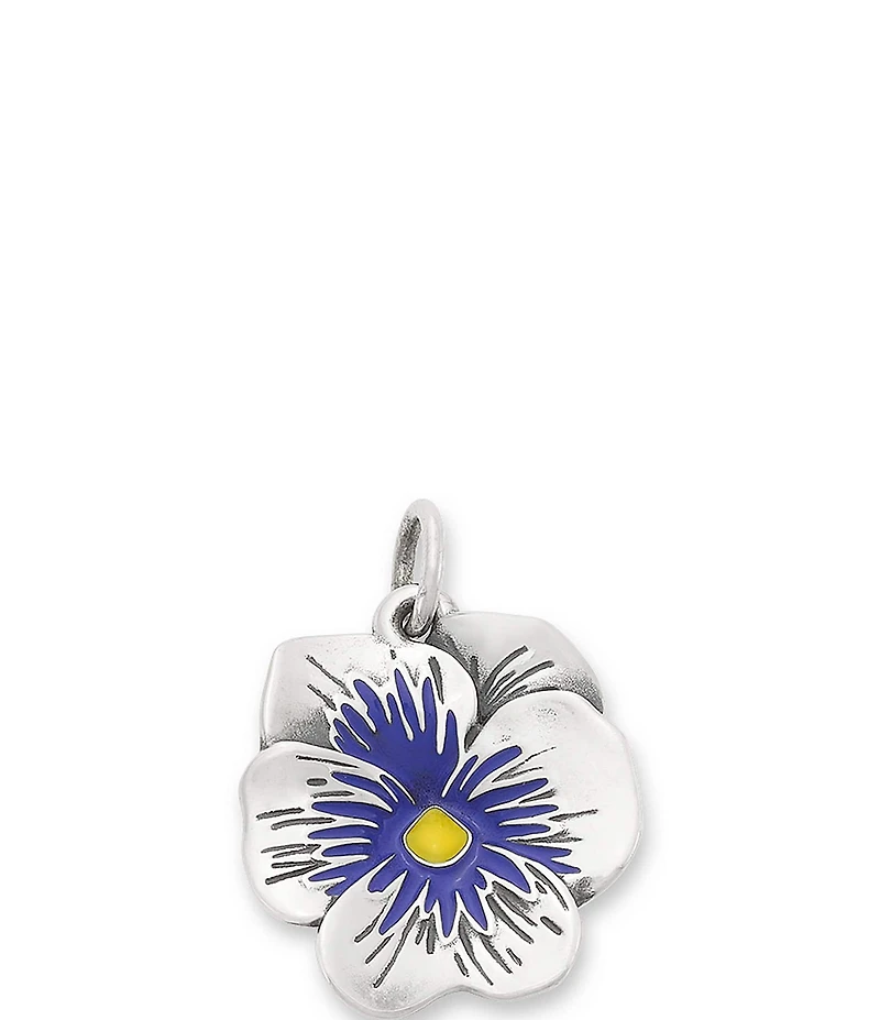 James Avery Enamel Pansy Charm