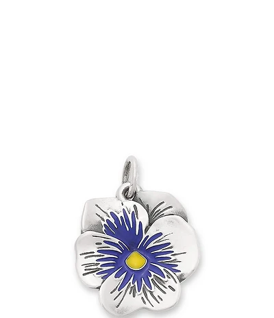 James Avery Enamel Pansy Charm