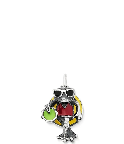 James Avery Enamel Party Frog Charm
