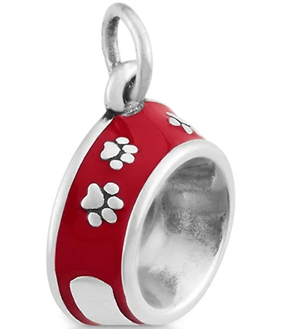 James Avery Enamel Pet Bowl Novelty Charm