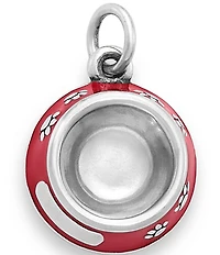 James Avery Enamel Pet Bowl Novelty Charm