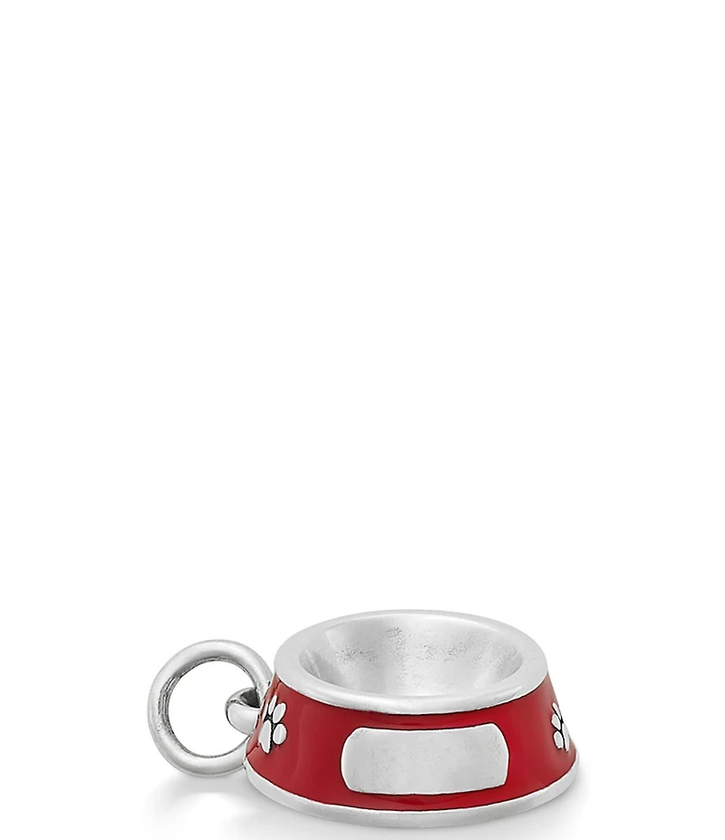 James Avery Enamel Pet Bowl Novelty Charm