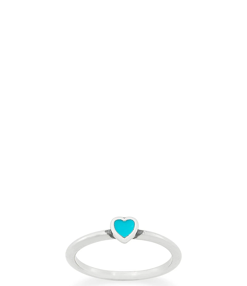 James Avery Enamel Petite Heart Ring