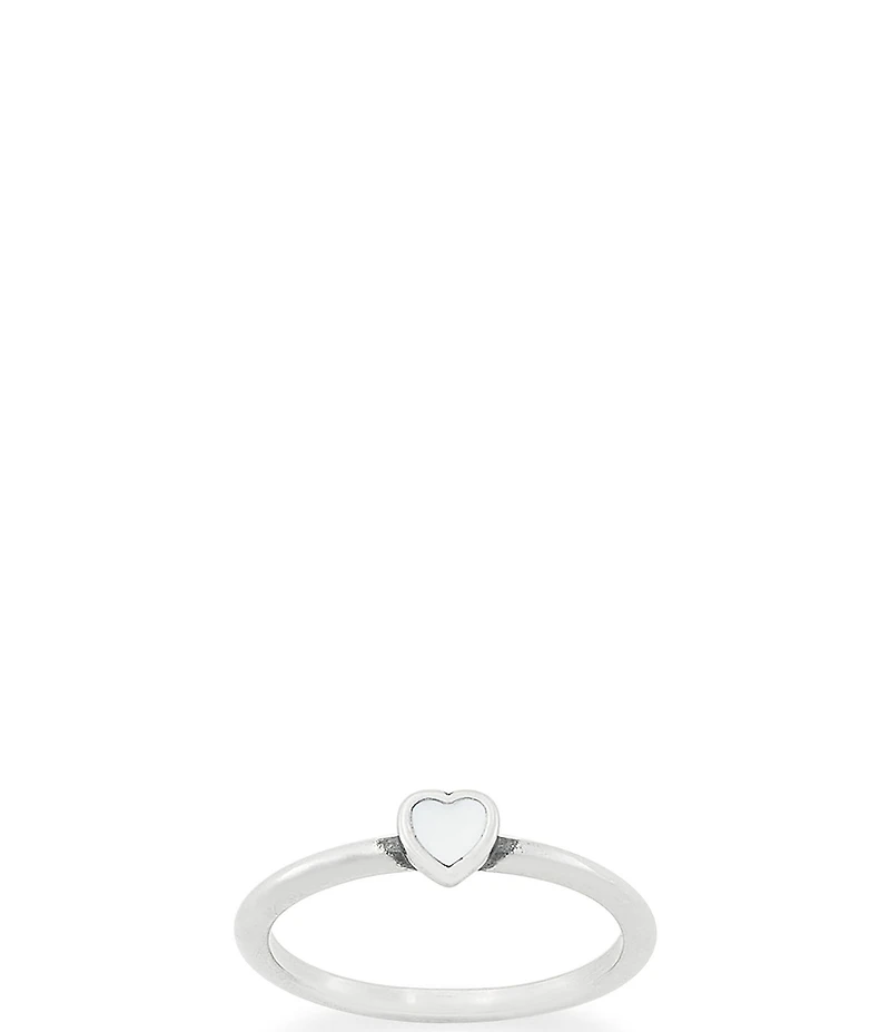 James Avery Enamel Petite Heart Ring