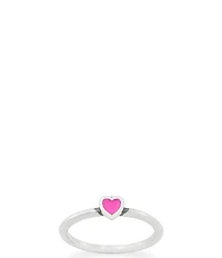 James Avery Enamel Petite Heart Ring