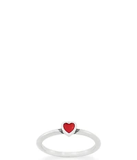 James Avery Enamel Petite Heart Ring