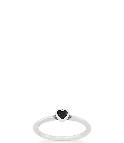James Avery Enamel Petite Heart Ring