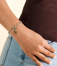 James Avery Enamel Pickle Novelty Charm