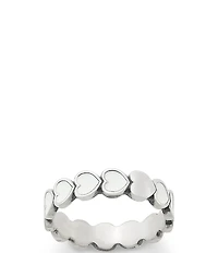 James Avery Enamel Connected Hearts Ring