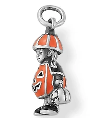 James Avery Enamel Pumpkin Costume Charm