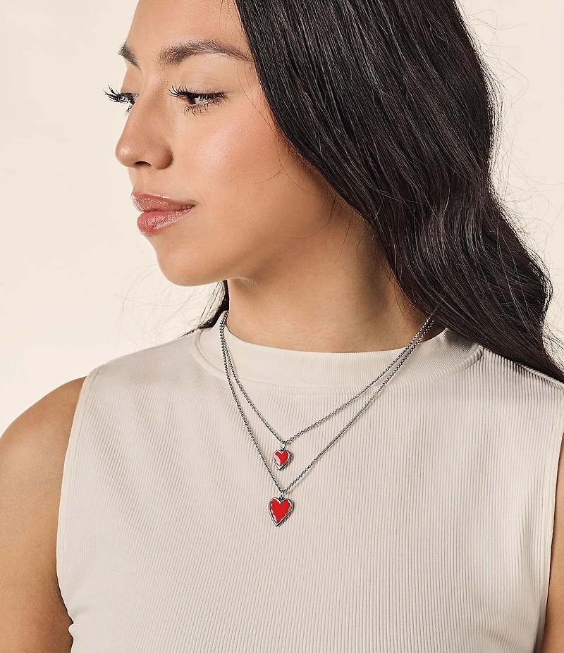 James Avery Enamel Small Heart Charm