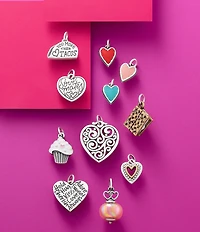 James Avery Enamel Small Heart Charm