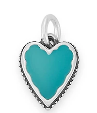 James Avery Enamel Small Heart Charm