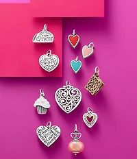 James Avery Enamel Small Heart Charm