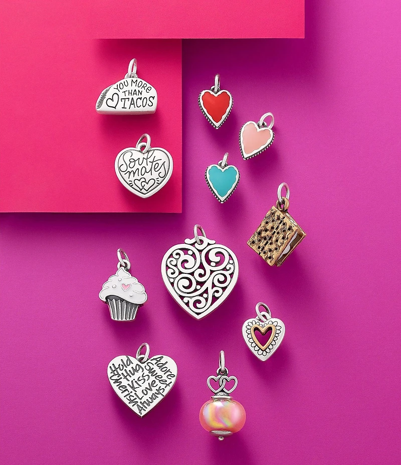 James Avery Enamel Small Heart Charm