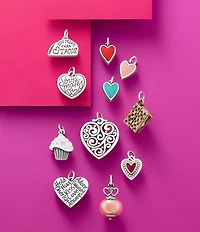 James Avery Enamel Small Heart Charm