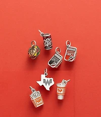 James Avery Enamel Sterling Silver Cheeseburger Novelty Charm