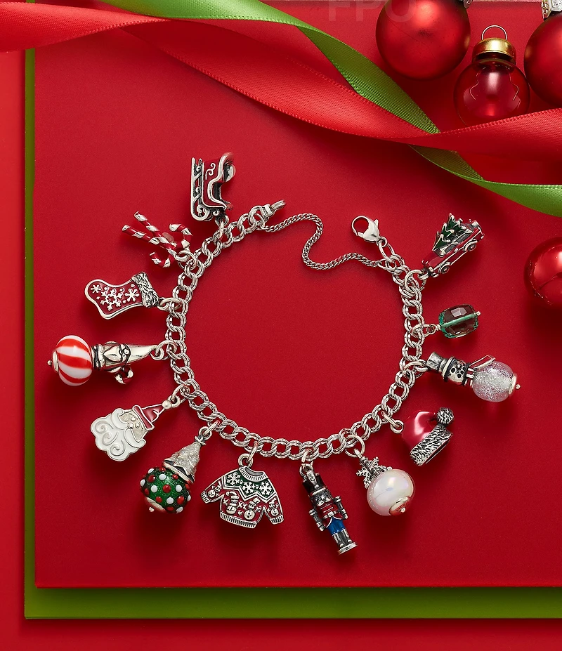 James Avery Enamel Sweet Santa Charm