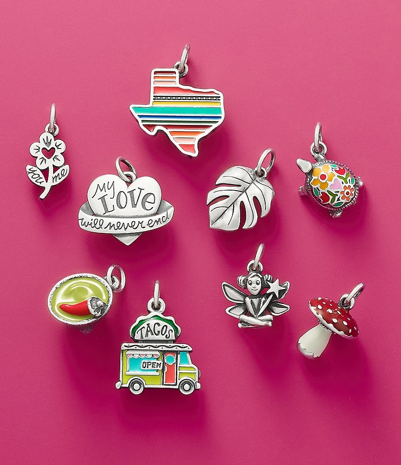 James Avery Enamel Texas Serape Charm