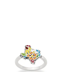 James Avery Enamel Texas Wildflower Ring
