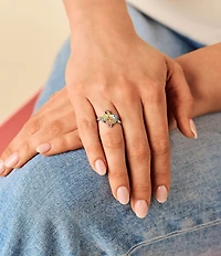 James Avery Enamel Texas Wildflower Ring