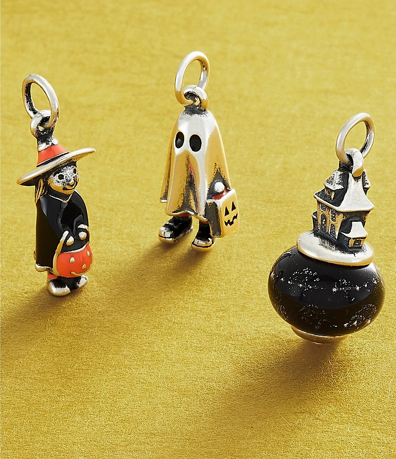 James Avery Enamel Trick or Treater Ghost Charm