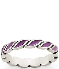 James Avery Enamel Twist Stacker Ring